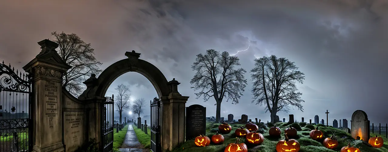 Helloween special: an 8192 × 4096 equirectangular 360° panorama