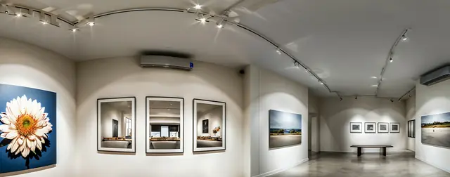 Modern Gallery: an 8192 × 4096 equirectangular 360° panorama from the interiors packs