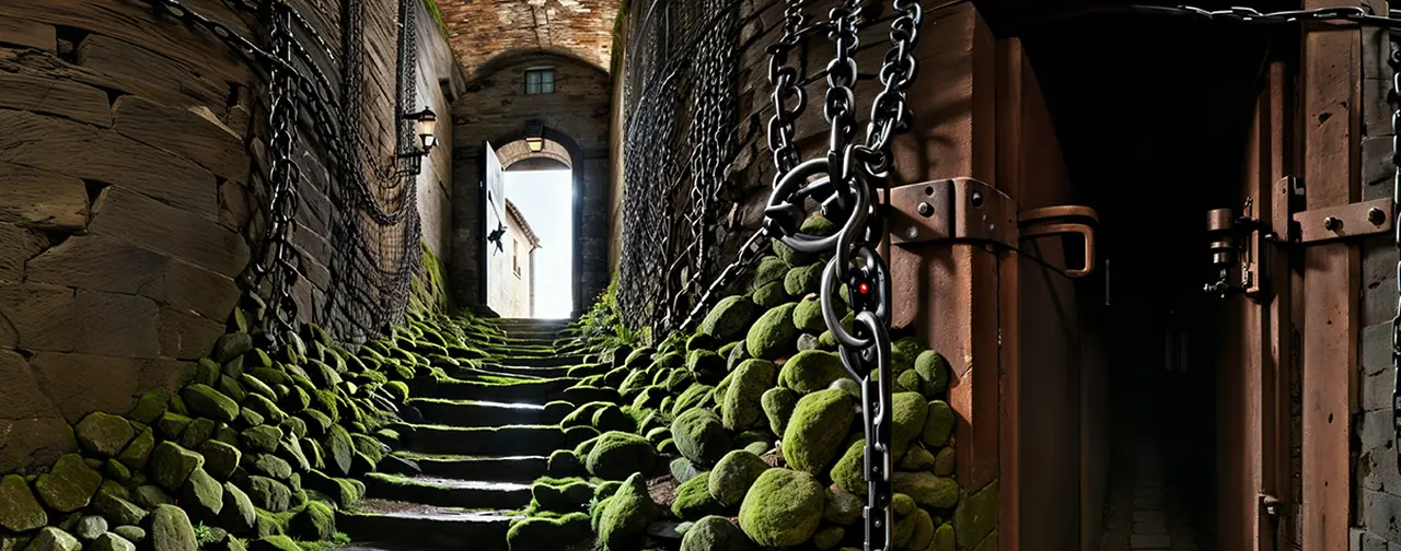 Mysterious Dungeon: an 8192 × 4096 equirectangular 360° panorama