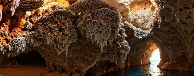 The Cave: an 8192 × 4096 equirectangular 360° panorama from the escape packs
